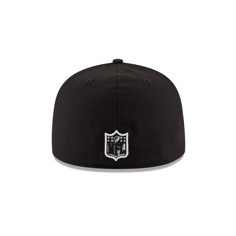 Philadelphia Eagles New Era BLACK WHITE SERIES 59Fifty Fitted Hat - Black/White