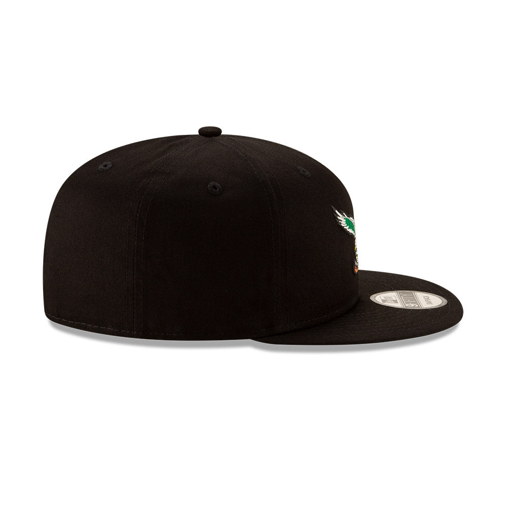 Philadelphia Eagles New Era THROWBACK 9Fifty Snapback NFL Hat - Black