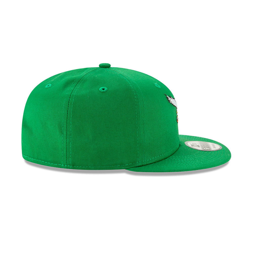 Philadelphia Eagles New Era THROWBACK 9Fifty Snapback NFL Hat - Kelly Green