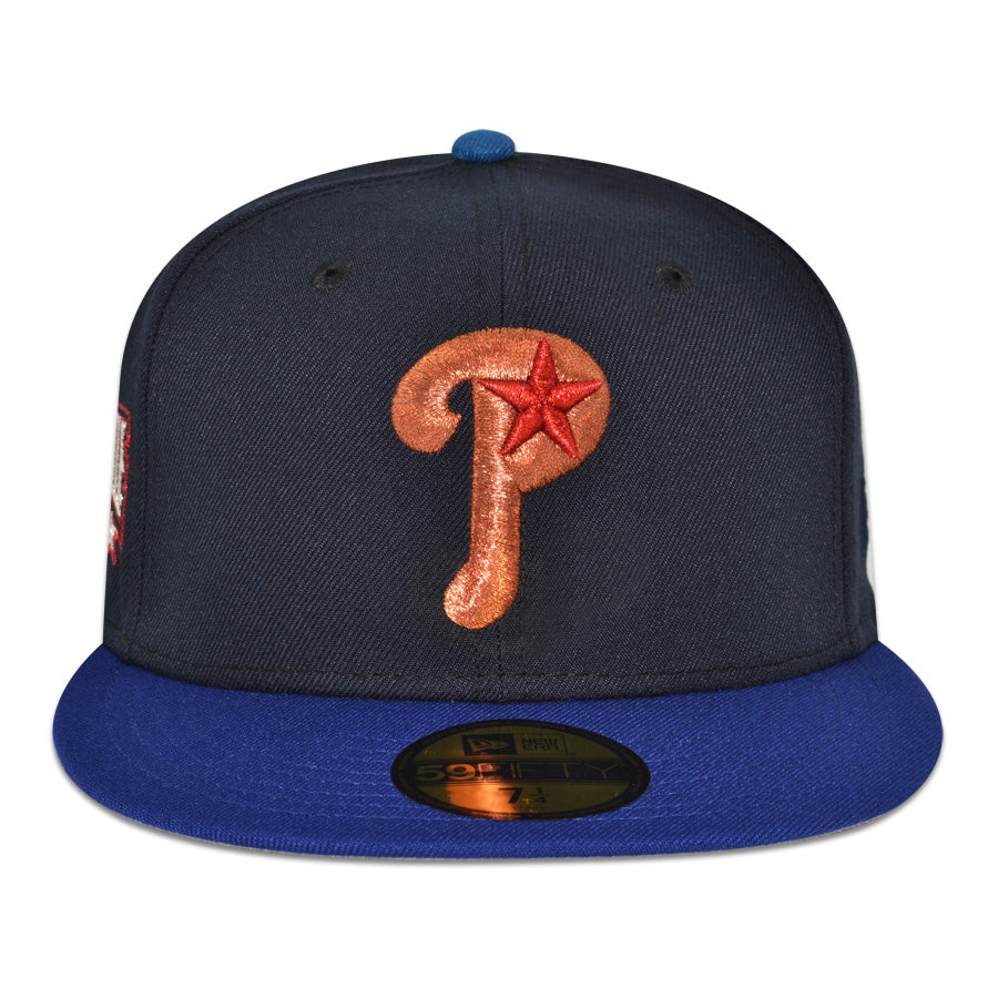 Philadelphia Phillies "STATE PROPERTY ll" Exclusive New Era 59Fifty Fitted Hat - Navy/Dark Royal