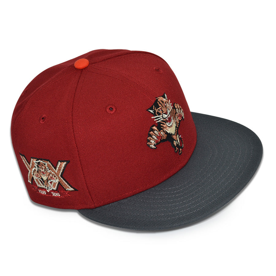 Florida Panthers "BEAST OF FIRE" Exclusive New Era 59Fifty Fitted Hat - H-Red/Dark Graphite