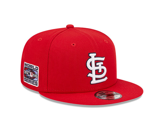 St.Louis Cardinals Exclusive New Era 2006 World Series PATCH-UP Snapback Hat - Red