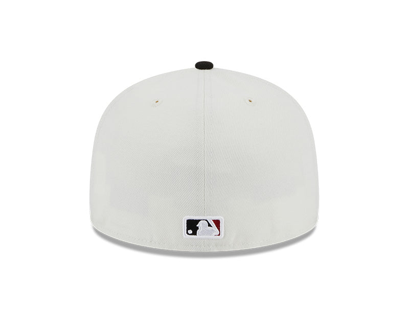 Arizona Diamondbacks 2001 WORLD SERIES Exclusive New Era RETRO 59FIFTY Fitted Hat - Chrome/Black