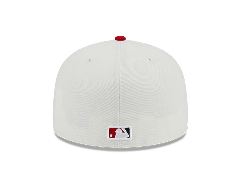 Washington Nationals 2019 WORLD SERIES Exclusive New Era RETRO 59FIFTY Fitted Hat - Chrome/Red