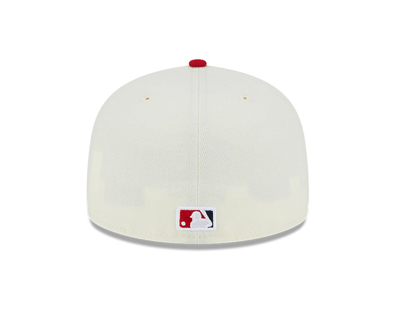 St.Louis Cardinals 2011 WORLD SERIES Exclusive New Era RETRO 59FIFTY Fitted Hat - Chrome/Red