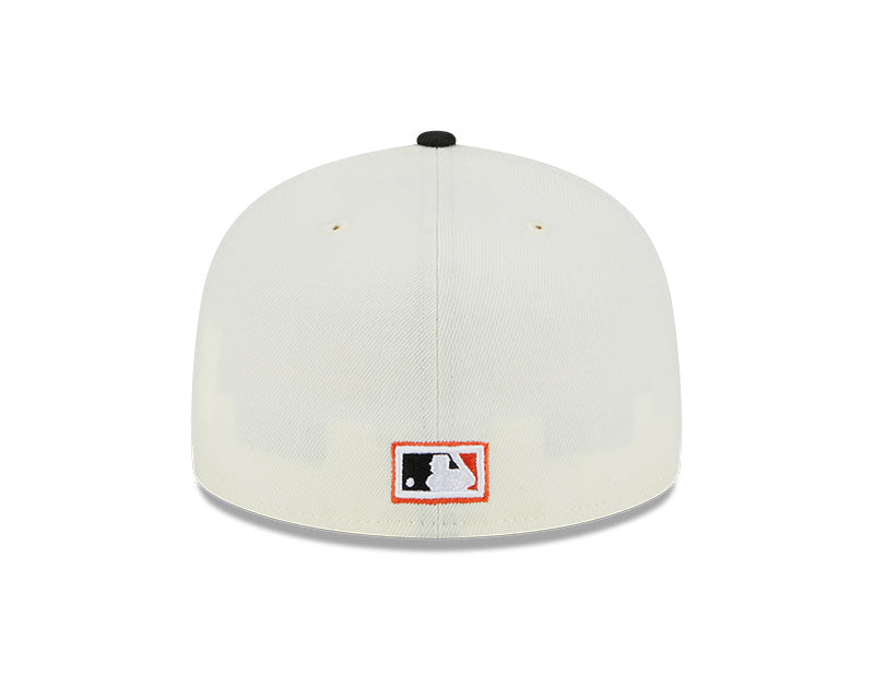 San Francisco Giants 1984 ALL-STAR GAME Exclusive New Era RETRO 59FIFTY Fitted Hat - Chrome/Black