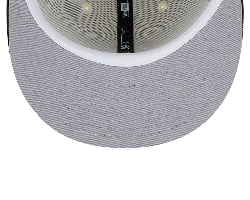 San Francisco Giants 1984 ALL-STAR GAME Exclusive New Era RETRO 59FIFTY Fitted Hat - Chrome/Black