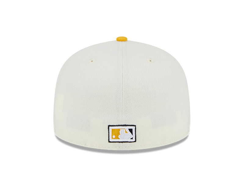 Pittsburgh Pirates 2006 ALL-STAR GAME Cooperstown Exclusive New Era RETRO 59FIFTY Fitted Hat - Chrome/Yellow