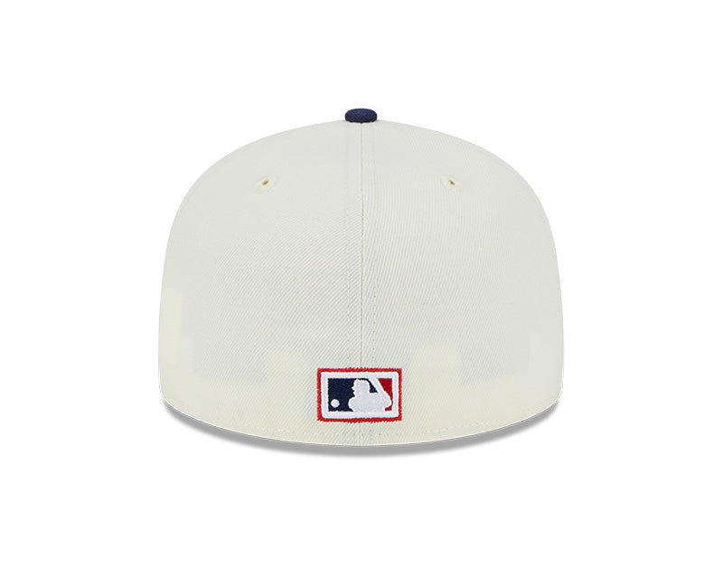 Chicago White Sox 50th ANNIVERSARY 1933-83 Cooperstown Exclusive New Era RETRO 59FIFTY Fitted Hat - Chrome/Navy