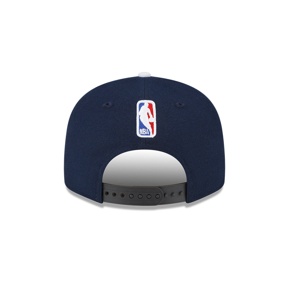 Dallas Mavericks New Era Jersey Hook Statement Edition 9FIFTY Snapback Hat - Navy/Gray