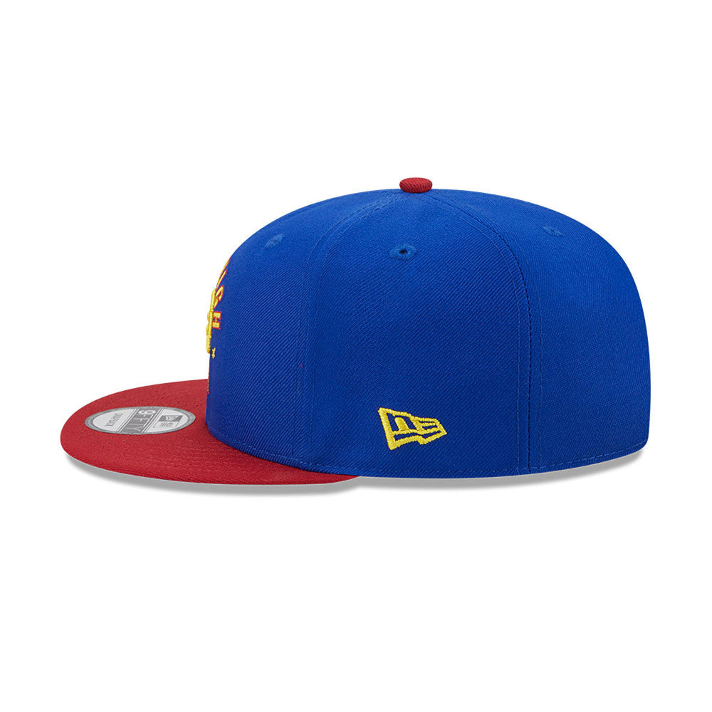 Denver Nuggets New Era Jersey Hook Statement Edition 9FIFTY Snapback Hat - Blue/Red
