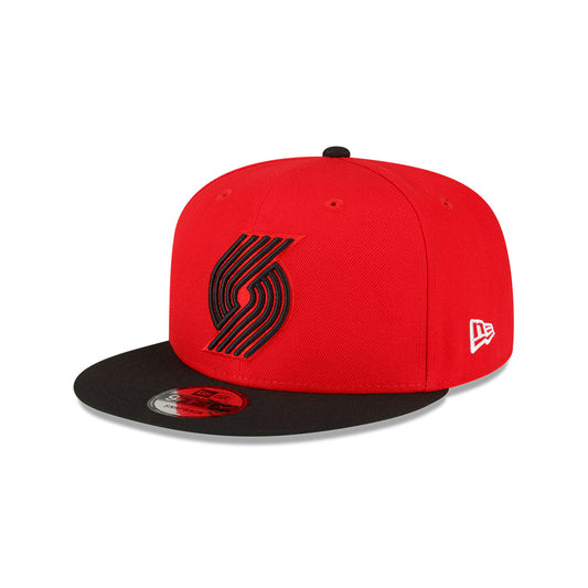 Portland Trailblazers New Era Jersey Hook Statement Edition 9FIFTY Snapback Hat -Red/Black