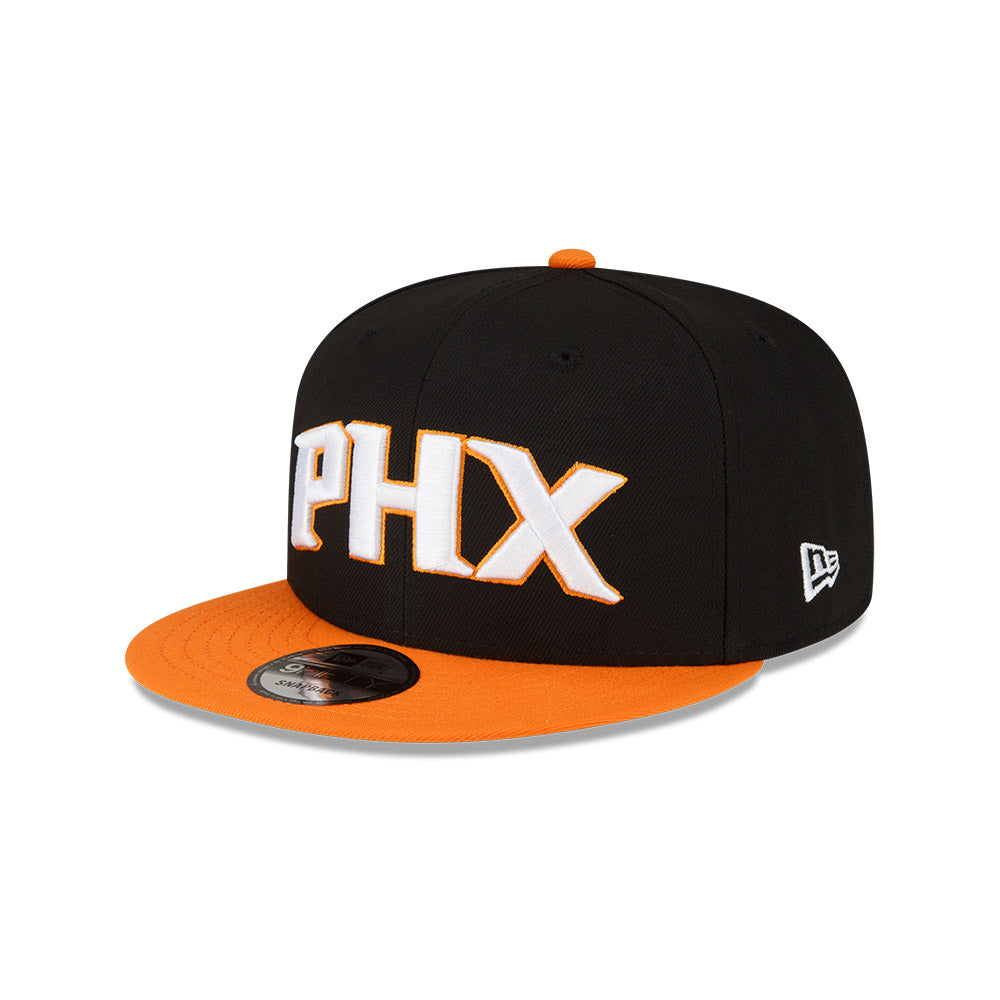 Phoenix Suns New Era Jersey Hook Statement Edition 9FIFTY Snapback Hat -Black/Orange