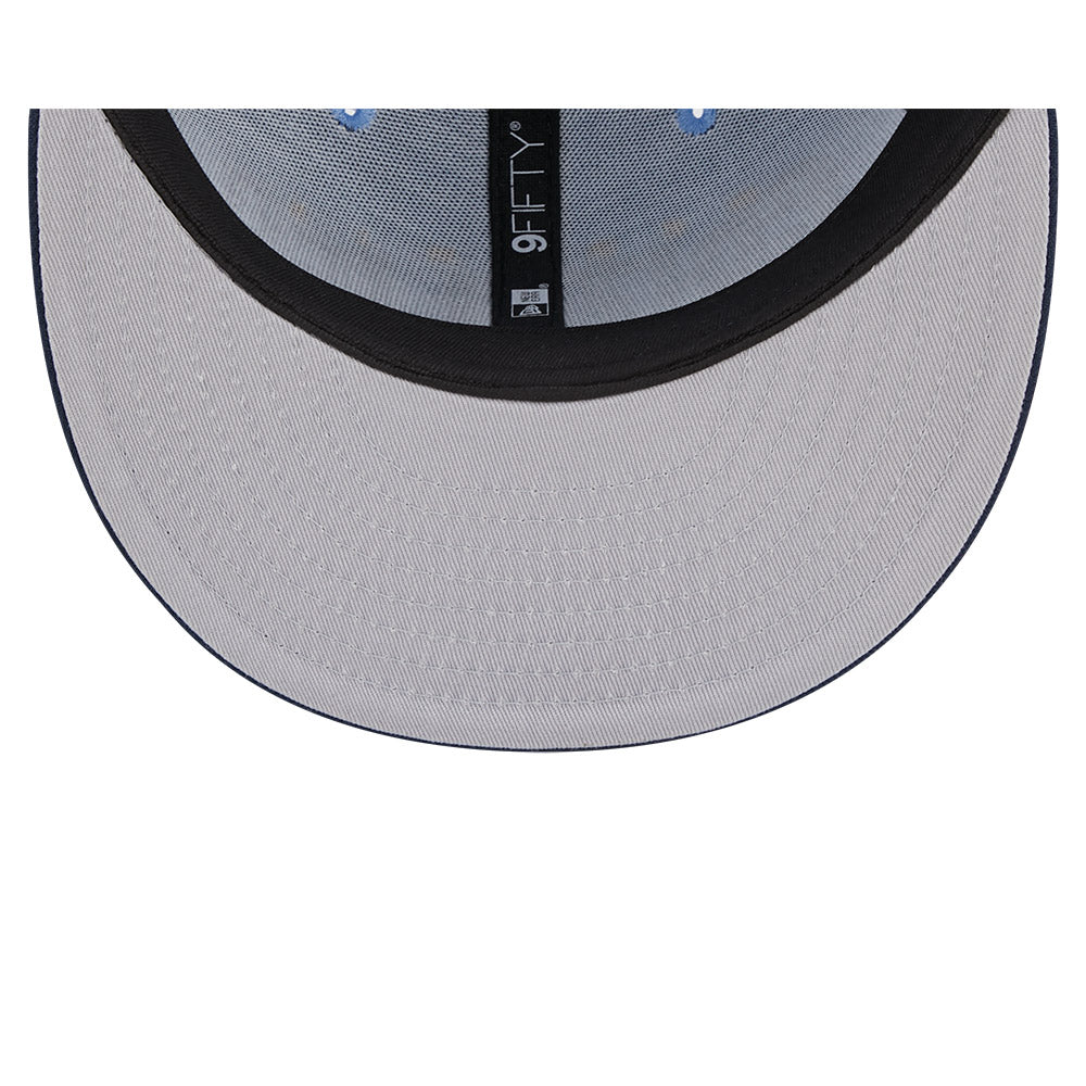 Memphis Grizzlies New Era Jersey Hook Statement Edition 9FIFTY Snapback Hat -Sky/Navy