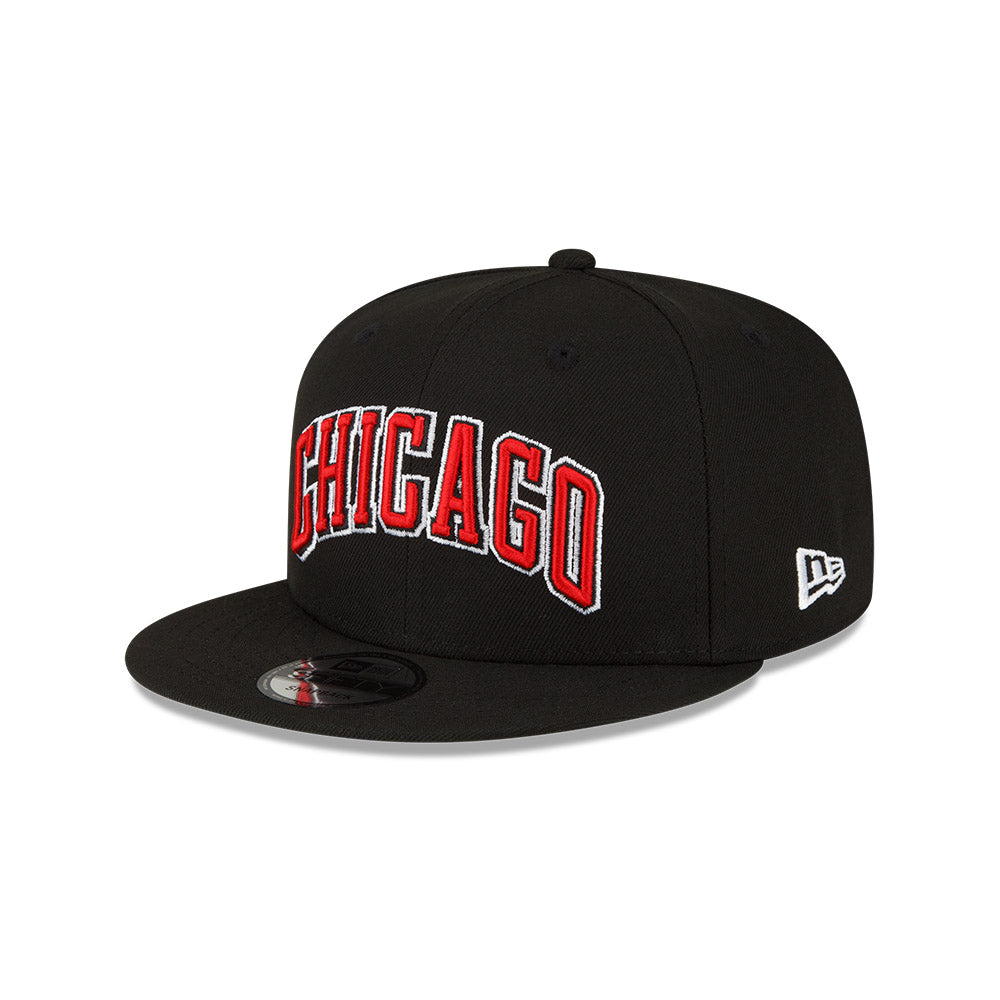 Chicago Bulls New Era Jersey Hook Statement Edition 9FIFTY Snapback Hat -Black
