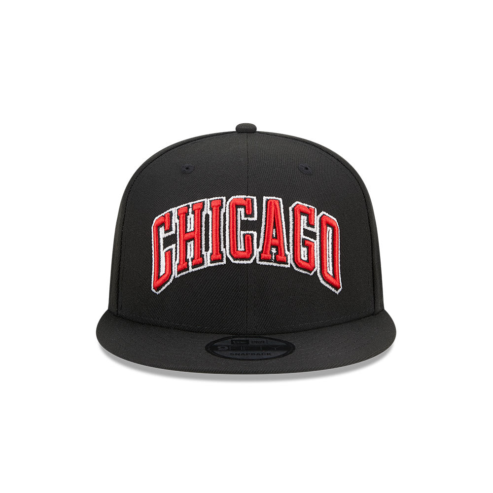 Chicago Bulls New Era Jersey Hook Statement Edition 9FIFTY Snapback Hat -Black