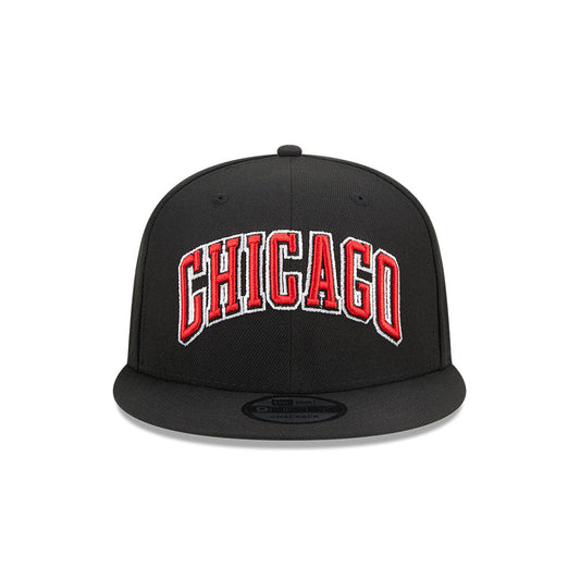 Chicago Bulls New Era Jersey Hook Statement Edition 9FIFTY Snapback Hat -Black