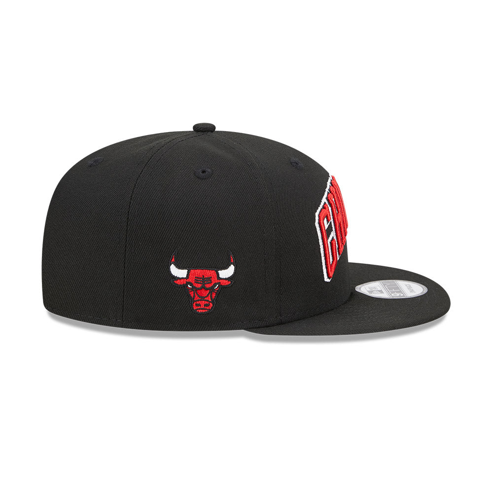 Chicago Bulls New Era Jersey Hook Statement Edition 9FIFTY Snapback Hat -Black
