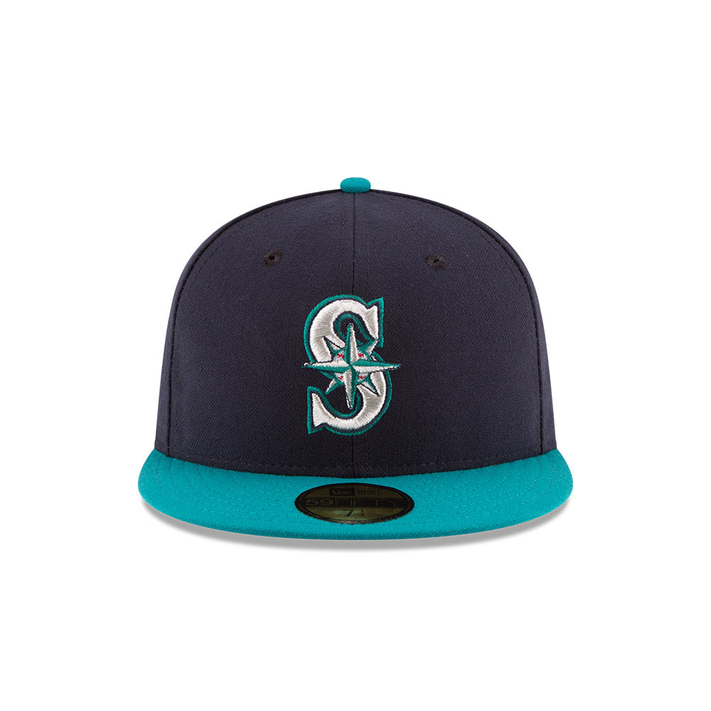 Seattle Mariners Alternate New Era 2024 Jackie Robinson Day 59FIFTY Fitted Hat - Navy/Teal