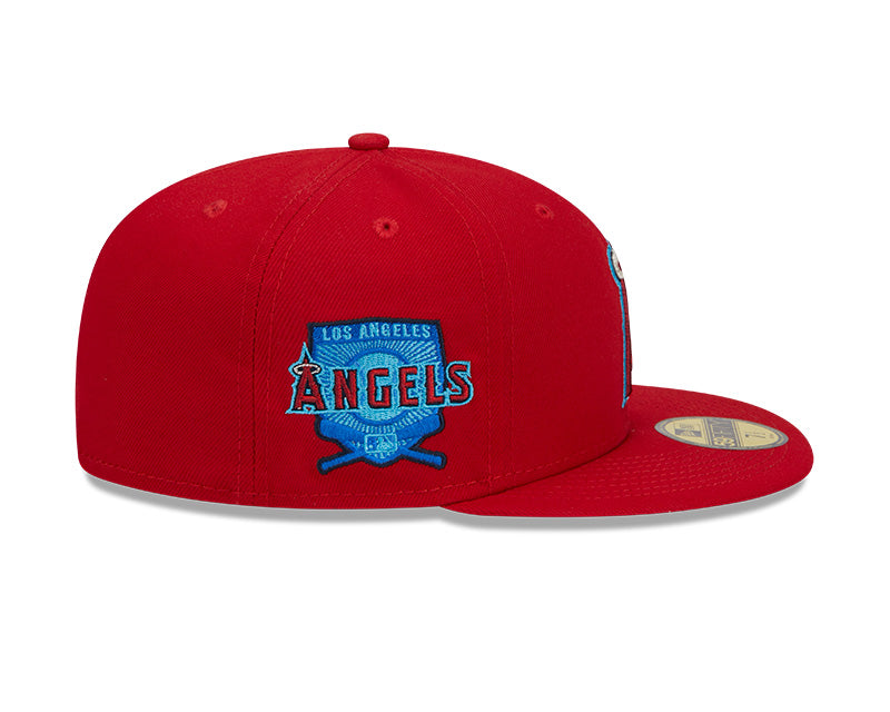 Los Angeles Angels New Era 2023 MLB Father's Day On-Field 59FIFTY Fitted Hat - Red