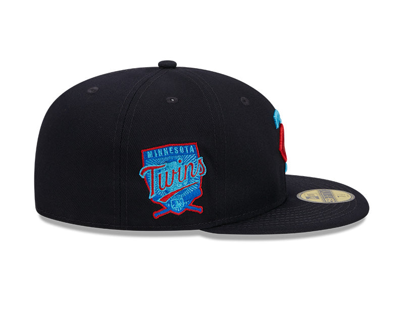 Minnesota Twins New Era 2023 MLB Father's Day On-Field 59FIFTY Fitted Hat - Navy