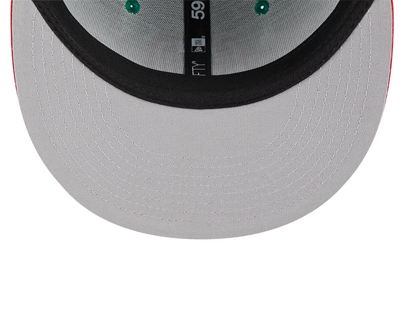 MEXICO Baseball New Era 2023 World Baseball Classic 59FIFTY Fitted Hat - Green/Red