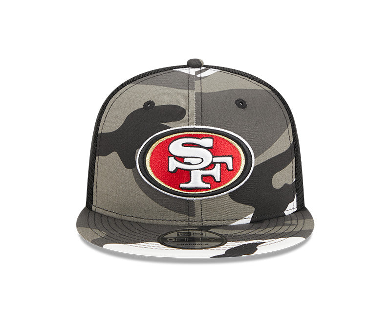 San Francisco 49ers New Era URBAN CAMO Mesh Trucker 9FIFTY Snapback Hat - Camo