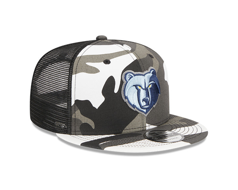 Memphis Grizzlies New Era URBAN CAMO Mesh Trucker 9FIFTY Snapback Hat - Camo