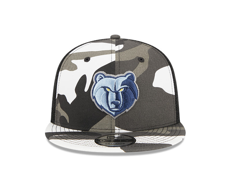Memphis Grizzlies New Era URBAN CAMO Mesh Trucker 9FIFTY Snapback Hat - Camo