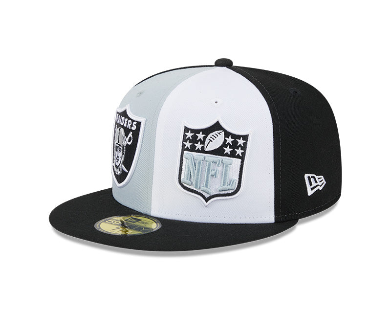 Las Vegas Raiders New Era NFL 2023 On-Field 59FIFTY Fitted Hat - Gray/Black