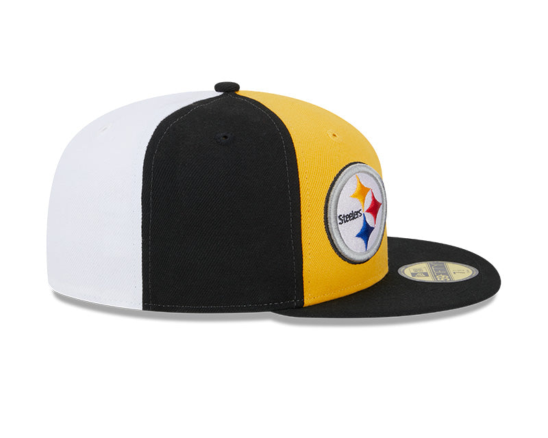 Pittsburgh Steelers New Era NFL 2023 On-Field 59FIFTY Fitted Hat - Yellow/Black