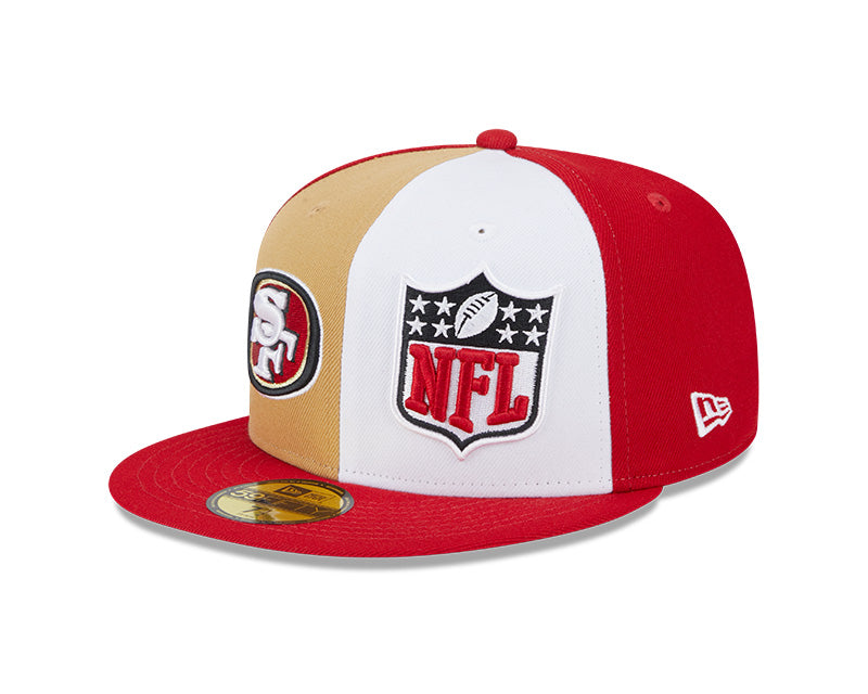 San Francisco 49ers New Era NFL 2023 On-Field 59FIFTY Fitted Hat - Gold/Scarlet