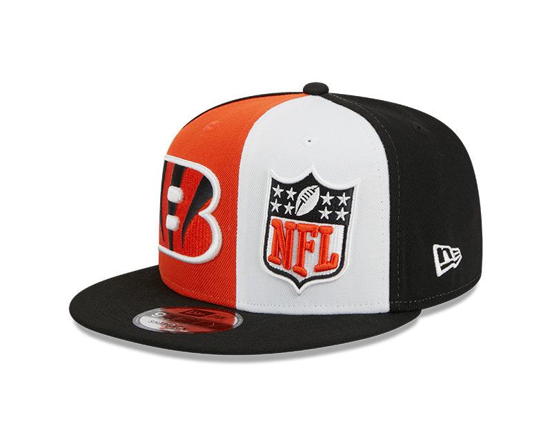 Cincinnati Bengals New Era 2023 NFL Sideline 9FIFTY Snapback Hat - Orange/Black