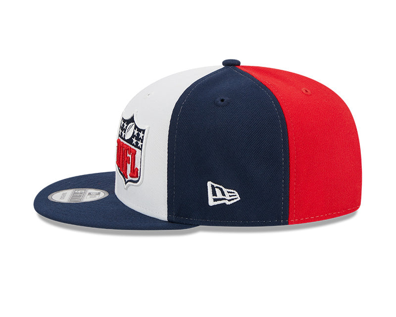 New England Patriots New Era 2023 NFL Sideline 9FIFTY Snapback Hat - Red/Navy