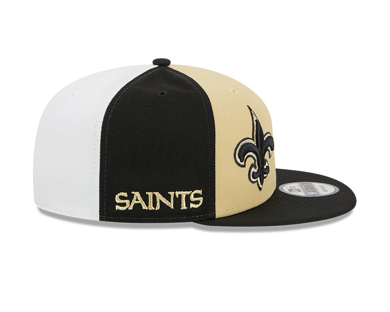 New Orleans Saints New Era 2023 NFL Sideline 9FIFTY Snapback Hat -Gold/Black