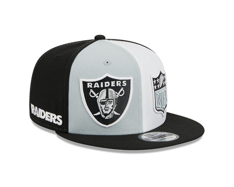 Las Vegas Raiders New Era 2023 NFL Sideline 9FIFTY Snapback Hat - Gray/Black