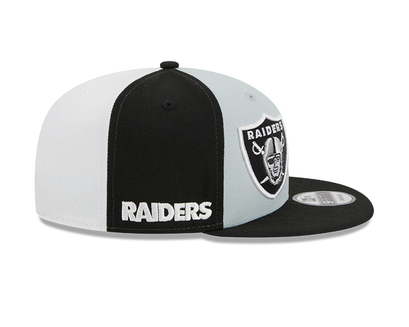 Las Vegas Raiders New Era 2023 NFL Sideline 9FIFTY Snapback Hat - Gray/Black