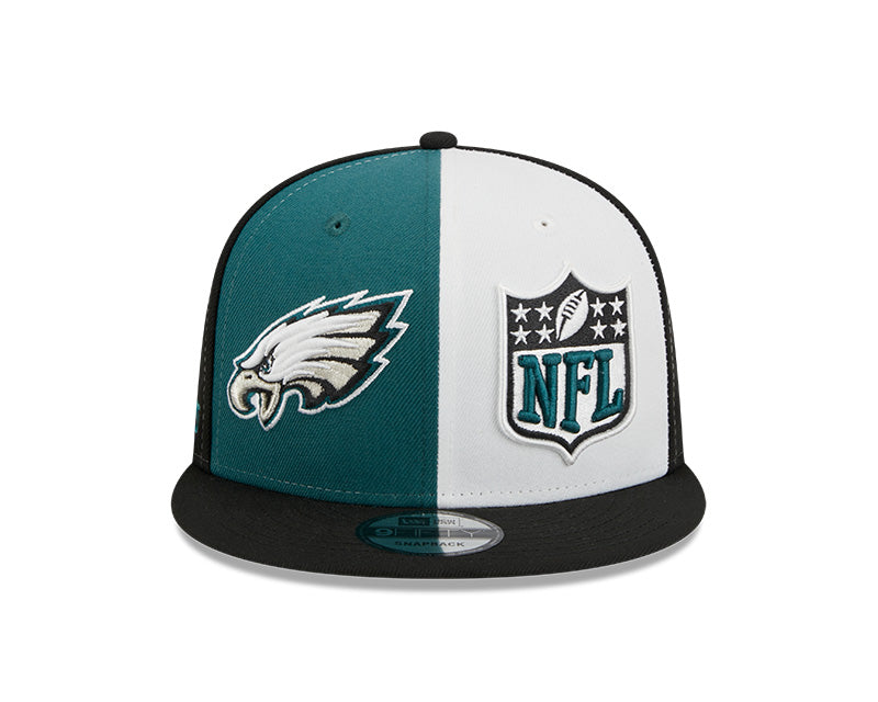 Philadelphia Eagles New Era 2023 NFL Sideline 9FIFTY Snapback Hat -Green/Black