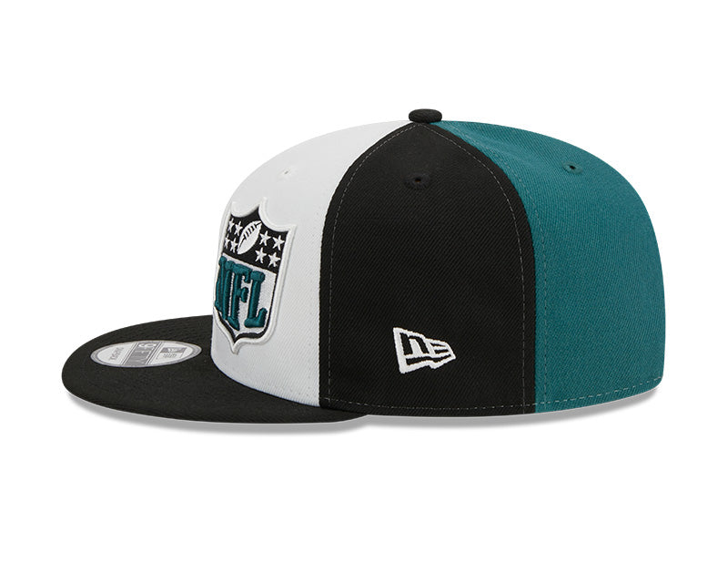 Philadelphia Eagles New Era 2023 NFL Sideline 9FIFTY Snapback Hat -Green/Black