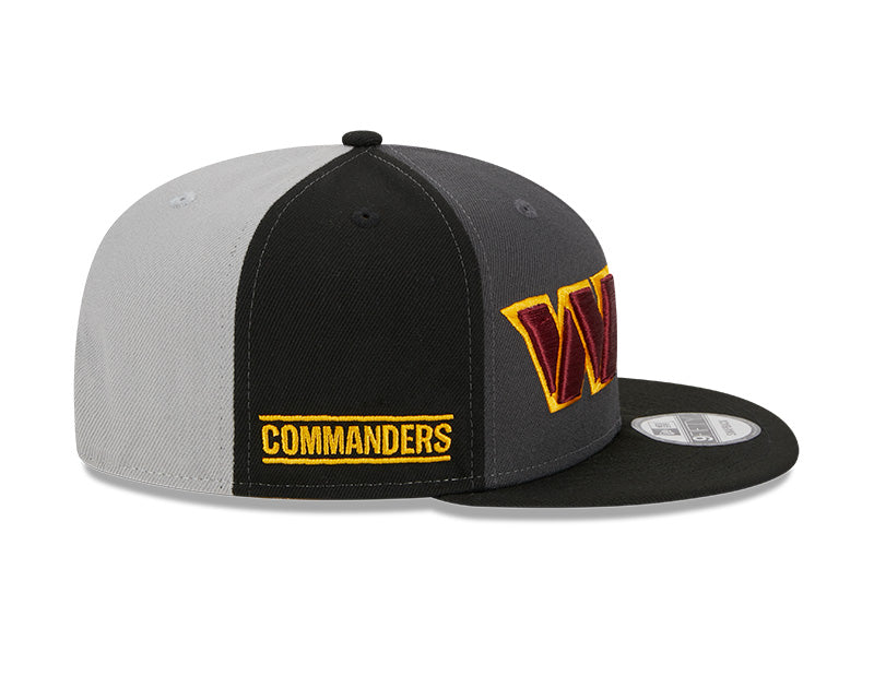 Washington Commanders New Era 2023 NFL Alternate Sideline 9FIFTY Snapback Hat - Black/Gray