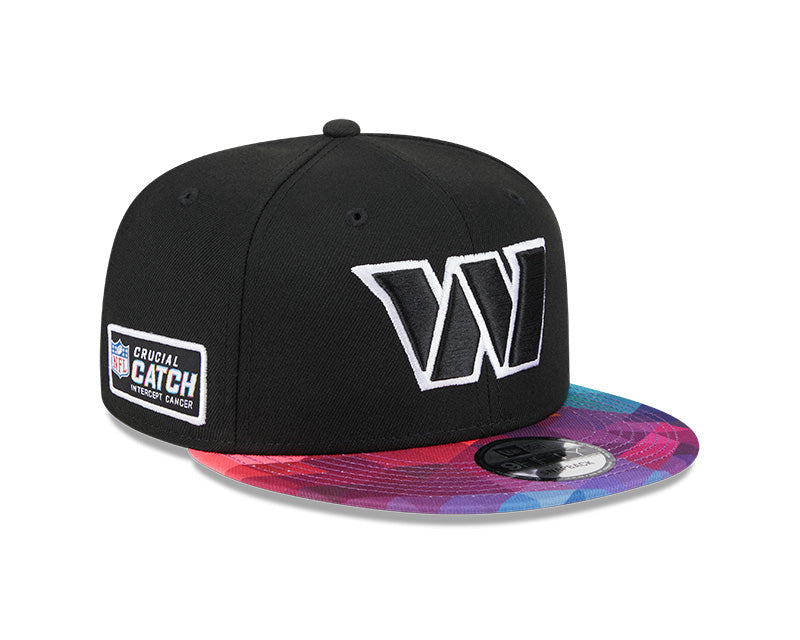 Washington Commanders New Era 2023 NFL Crucial Catch 9Fifty Snapback Hat - Black/Pink