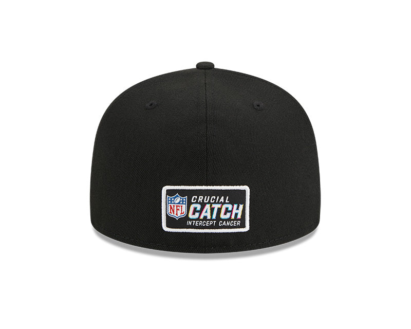 Baltimore Ravens New Era 2023 NFL Crucial Catch 59FIFTY Fitted Hat - Black/Pink