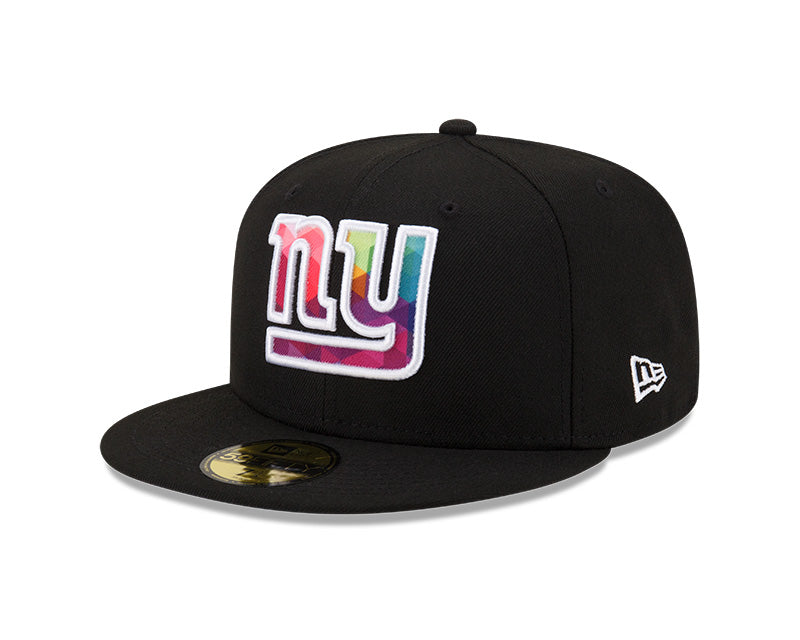 New York Giants New Era 2023 NFL Crucial Catch 59FIFTY Fitted Hat - Black/Pink