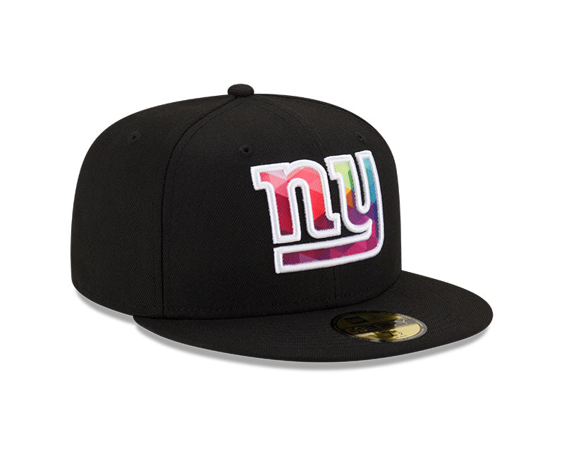 New York Giants New Era 2023 NFL Crucial Catch 59FIFTY Fitted Hat - Black/Pink