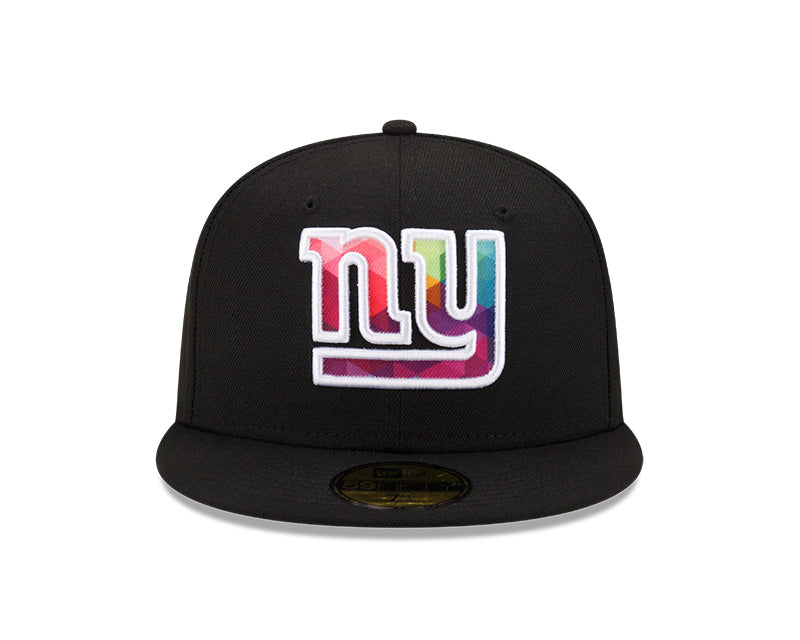 New York Giants New Era 2023 NFL Crucial Catch 59FIFTY Fitted Hat - Black/Pink