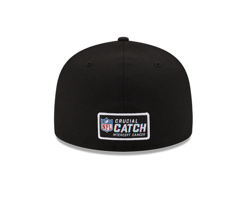 New York Giants New Era 2023 NFL Crucial Catch 59FIFTY Fitted Hat - Black/Pink