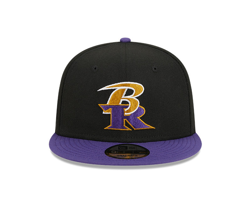 Baltimore Ravens New Era CITY ORIGINALS 9Fifty Snapback Hat - Black/Purple