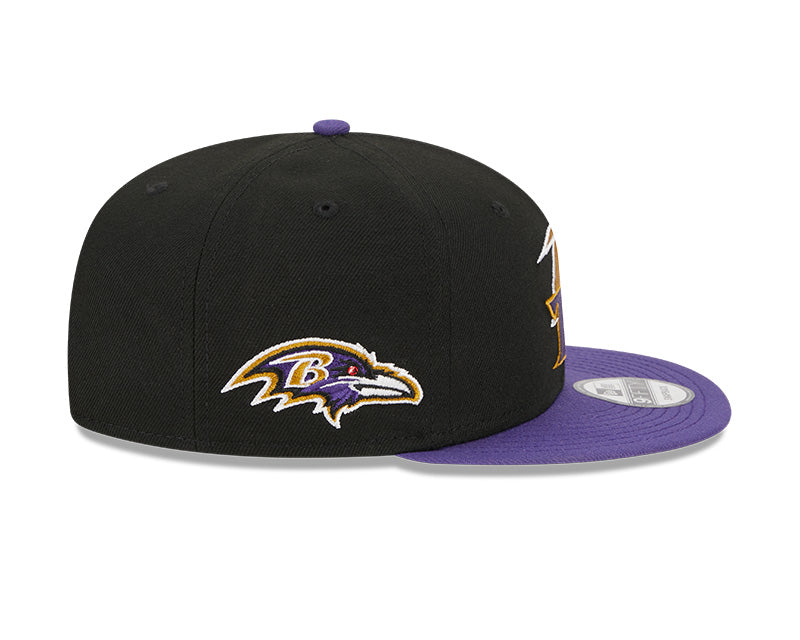 Baltimore Ravens New Era CITY ORIGINALS 9Fifty Snapback Hat - Black/Purple