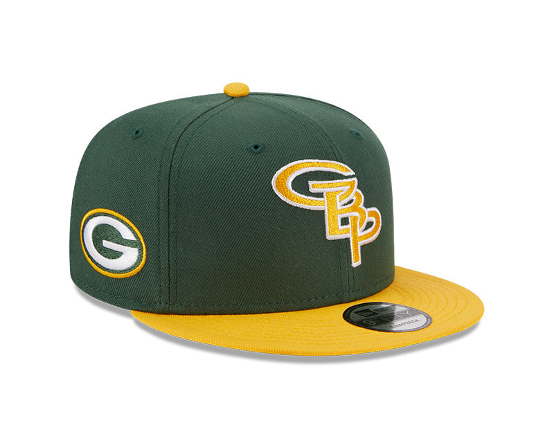 Green Bay Packers New Era CITY ORIGINALS 9Fifty Snapback Hat - Green/Yellow