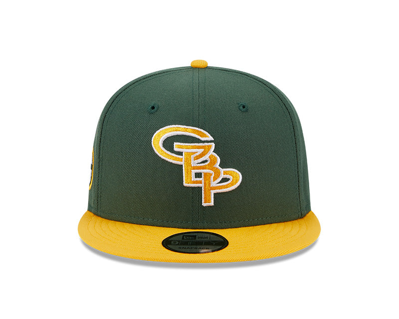 Green Bay Packers New Era CITY ORIGINALS 9Fifty Snapback Hat - Green/Yellow